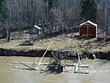 Fish wheel used in Alaska