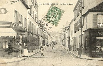 Rue de Paris avant 1907.