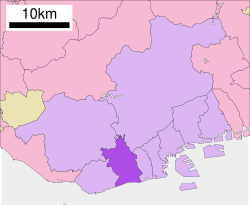 Location of Suma-ku in Kobe