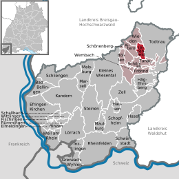 Utzenfeld - Localizazion