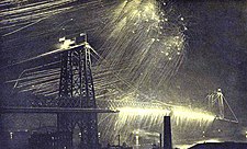 Fireworks on opening night, 1903