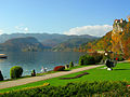 Lake with castle