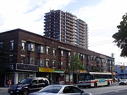 View of Oakwood-Vaughan from Oakwood and St. Clair Avenue