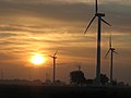 Windmühlen prägen die Landschaft