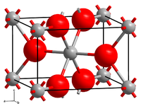 Kristallstruktur von Zinkfluorid