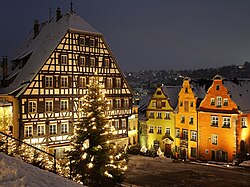 Marktplatz v božičnem času