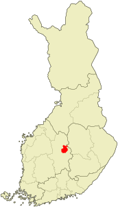 Äänekoski – Localizzazione