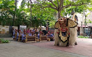 Barong dance with gamelan ensemble