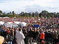 Manifestation contre les politiques gouvernementales en 2004