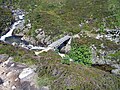 The footbridge over the Luibeg Burn upstream from the Robber's Copse