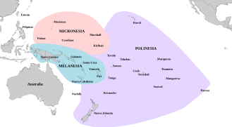 La extraordinaria extensión de la colonización polinesia en el Pacífico (exploración del Pacífico, navegación polinesia), en un triángulo cuyos vértices están en Nueva Zelanda, Hawái y la Isla de Pascua, y cuyo centro es Tahití. La unidad etnográfica de esta cultura se observa en características antropológicas físicas, lingüísticas, ideológicas, sociales y económicas (determinados cultivos y ganados —cerdos y aves—).