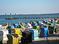 Spiaggia a Wyk, sullo sfondo le isole Halligen