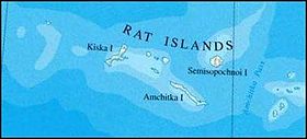 Carte des îles Rat.