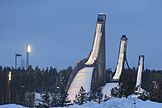 Ski jumping hills in Lahti; also an venue for Ski Jumping WC