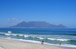 Table Mountain (Stolová hora) z Kapského Města