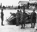 Image 4Georgios Tsolakoglou with Wehrmacht officers arrives at Macedonia Hall of Anatolia College in Thessaloniki, to sign the surrender (April 1941) (from History of Greece)