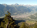 Vue de la ville depuis Saint-Christophe.