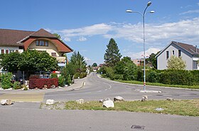 Bahnhofstrasse in Busswil