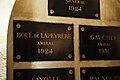 View of funeral niches in the vaults beneath Les Invalides