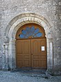 Le porche de l'église.