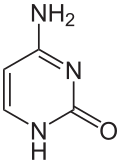 Structuurformule van cytosine