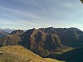 Il gruppo Vegaia-Tremenesca visto dal Monte Sole