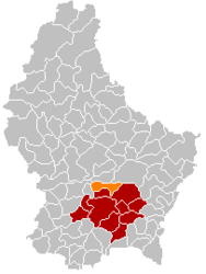 Steinsel – Mappa