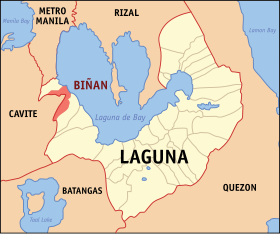 Mapa a pakabirukan ti Biñan