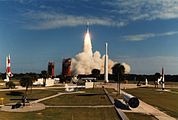 launch seen from museum