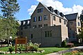 The rear of Zahm in 2016, displaying the "Zahm House" sign