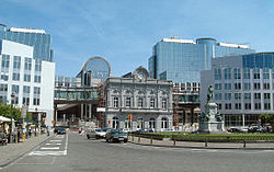 Het station aan het Luxemburgplein