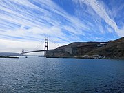 The Golden Gate Strait as viewed from the Sausalito side in 2012