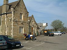 Photograph showing the exterior of Frant station.