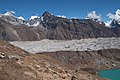 Ngozumpa dicaliak dari puncak Gokyo Ri