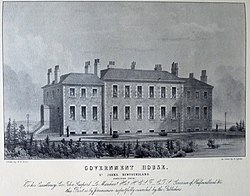 Government House, St. John's. Newfoundland, 1851. Opført 1827-1831