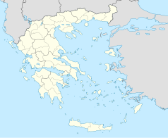 Mapa konturowa Grecji, w centrum znajduje się punkt z opisem „Erechtejon”