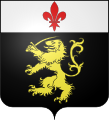 Blason de Charleroi confirmé par l'Arrêté royal de 1847.