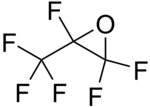 Struktur von Hexafluorpropylenoxid