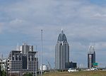 The tower as seen from Interstate 10 eastbound.