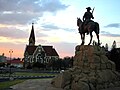 Reiterdenkmal in Windhoek before its relocation in 2009