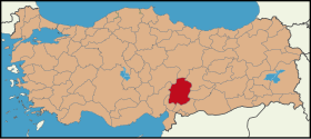 Localisation de Kahramanmaraş (province)