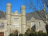 Philips Memorial Building - View from inside the quad, looking north