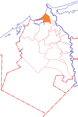 Location in Beheira Governorate