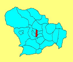 Location of the county