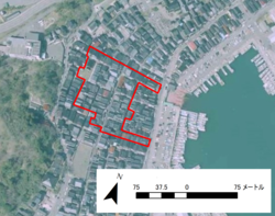 海士町天地の航空写真 国土交通省 国土地理院 地図・空中写真閲覧サービスの空中写真を基に作成