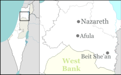 Shimshit is located in Jezreel Valley region of Israel