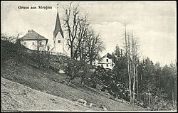 Strojna on a postcard