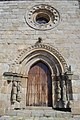 Eiserner Viel­pass­rahmen eines Rund­fensters, Puebla de Sanabria, Kastilien-León