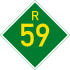 Provinsiale roete R59 shield