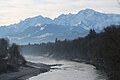 Salzach auf Höhe Elsbethen und Hellbrunn